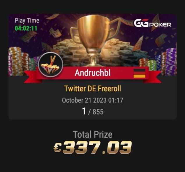 GGPoker DE Community Freeroll