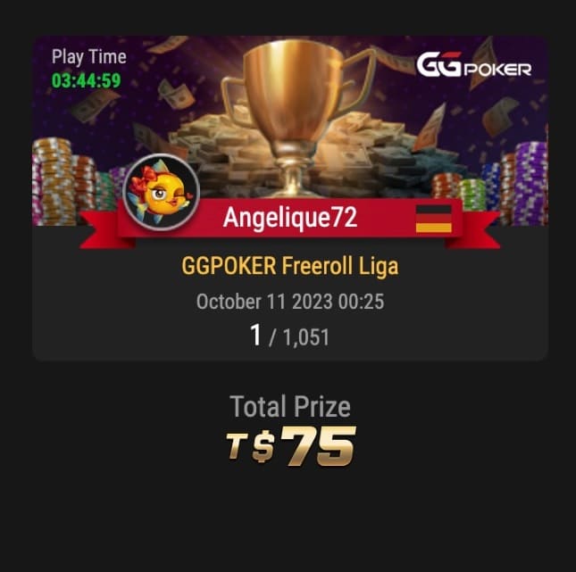 GGPoker Freeroll Liga - Gewinner Spieltag 3